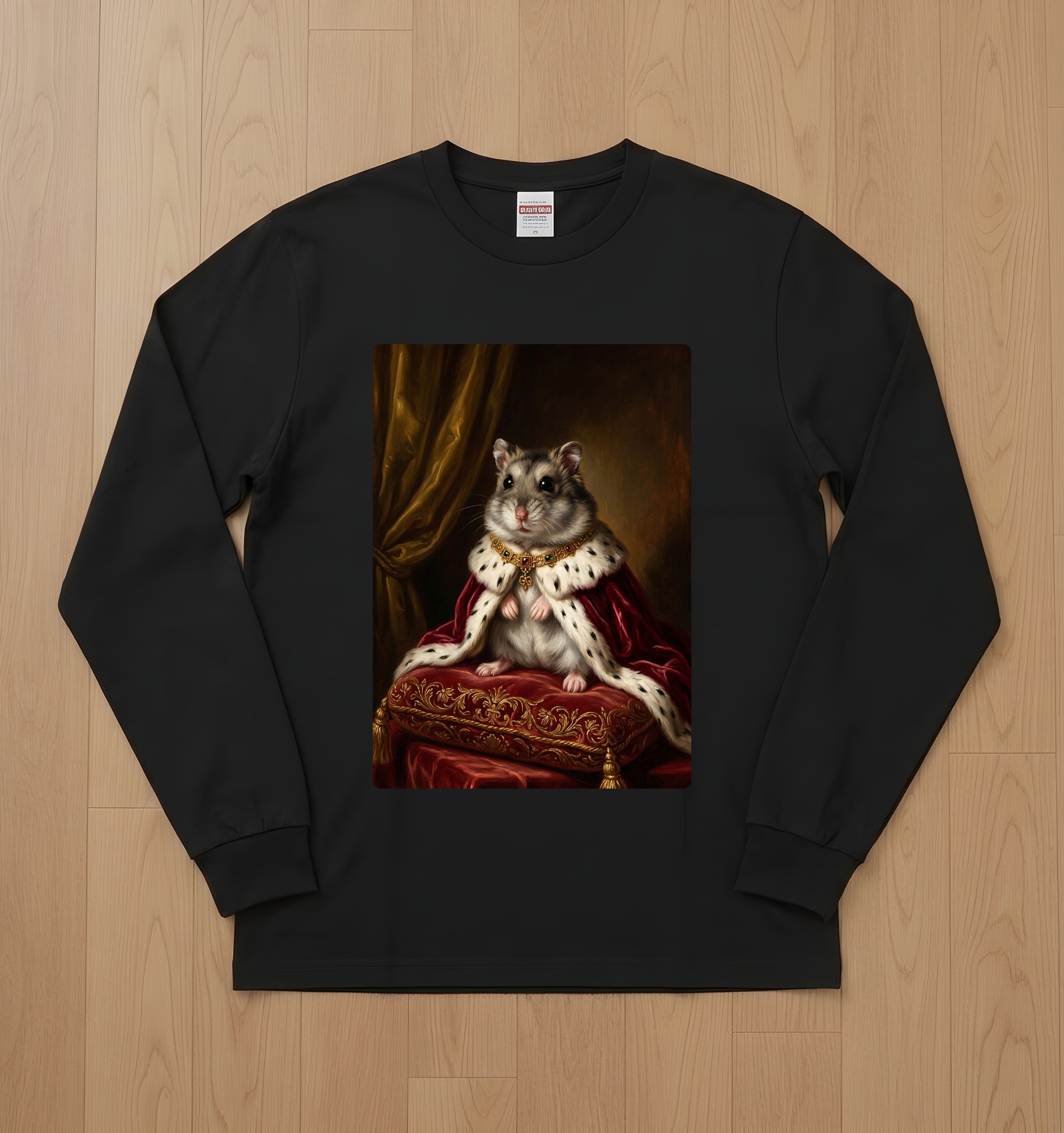 ジャンガリアンハムスターの長袖Tシャツ 1枚目