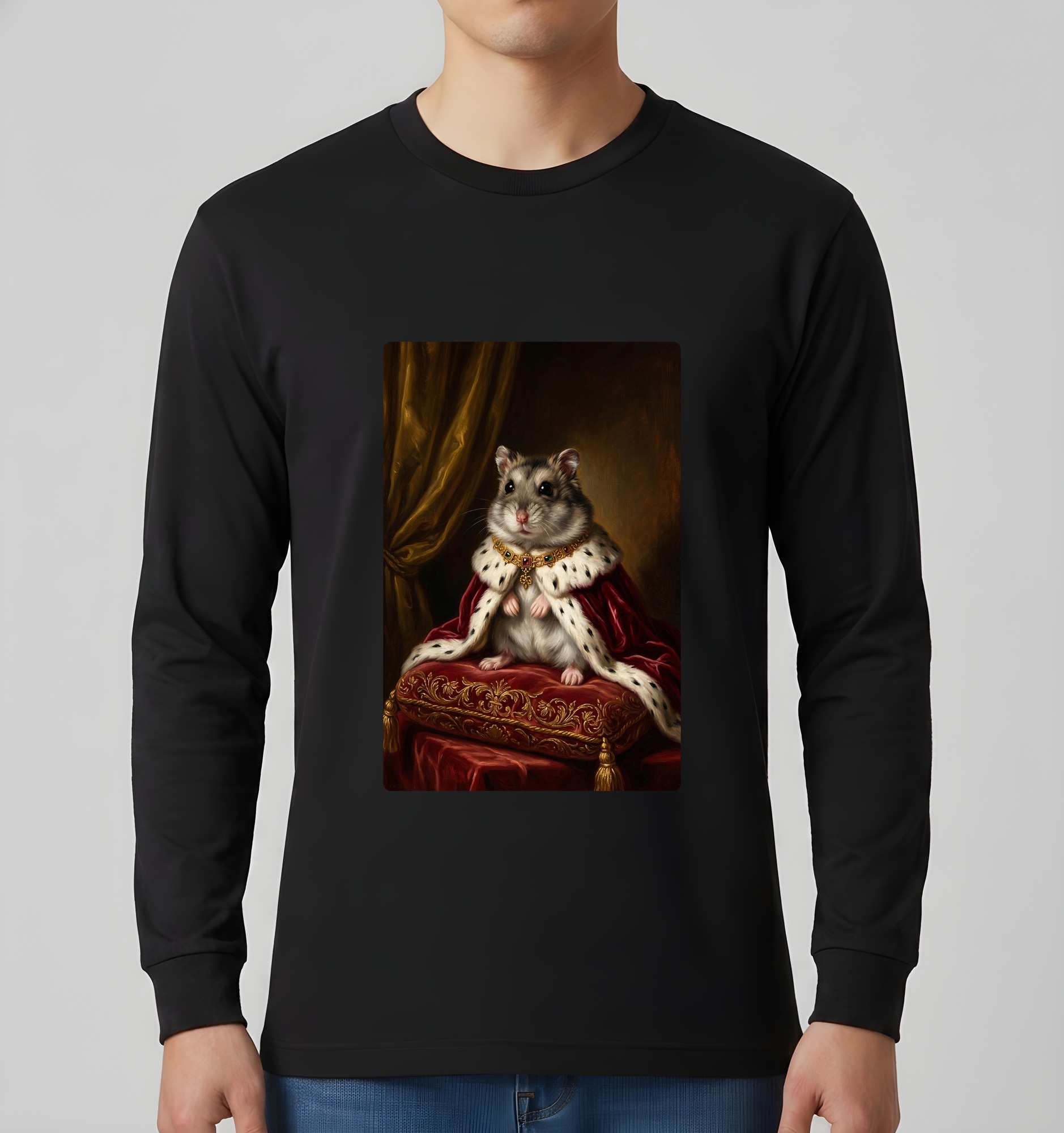 ジャンガリアンハムスターの長袖Tシャツ 3枚目