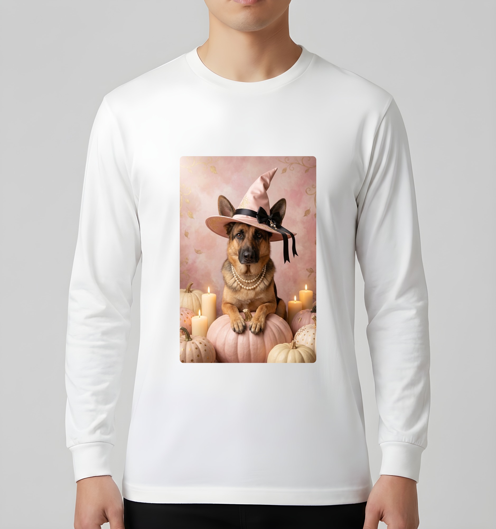 ジャーマンシェパードの長袖Tシャツ 3枚目