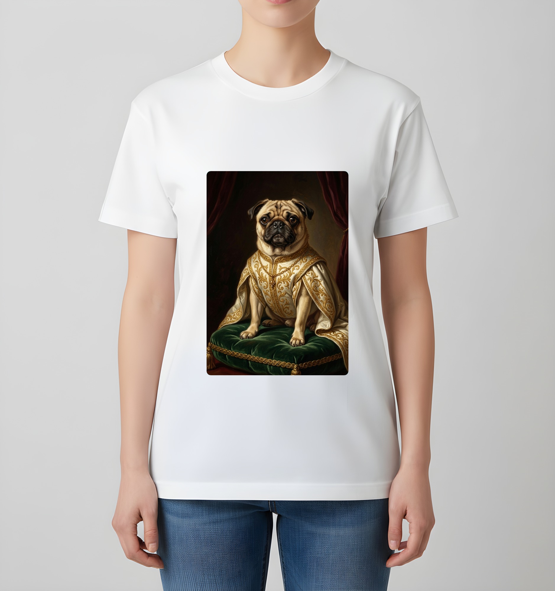 パグのTシャツ 4枚目
