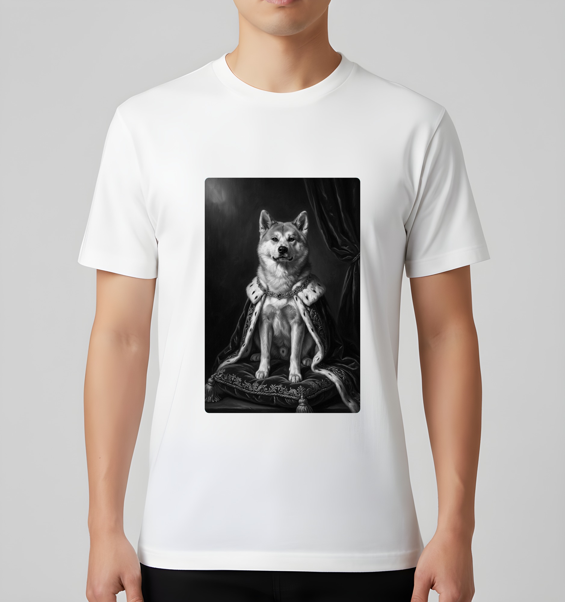 秋田犬のTシャツ 3枚目