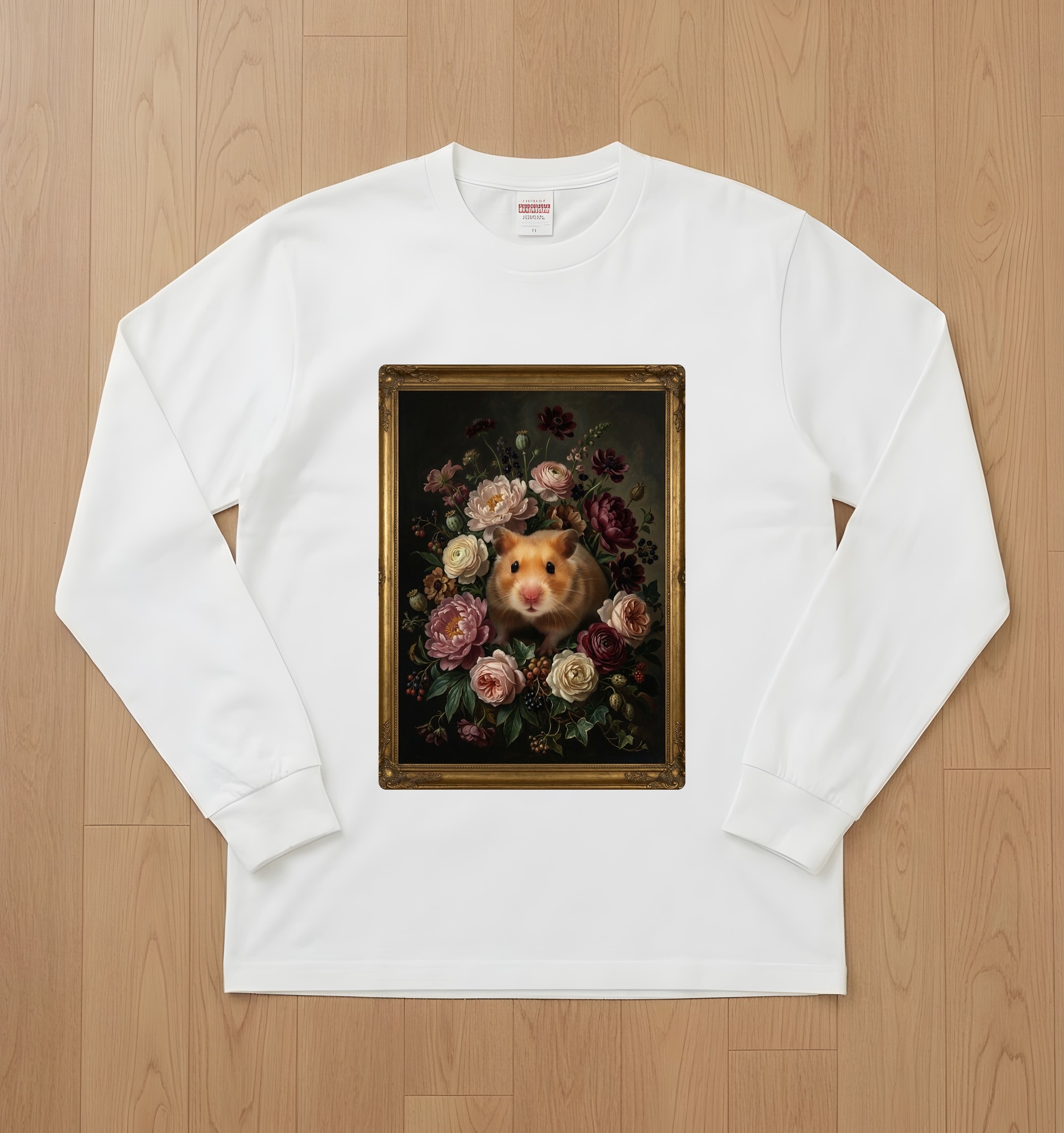 ゴールデンハムスターの長袖Tシャツ 1枚目