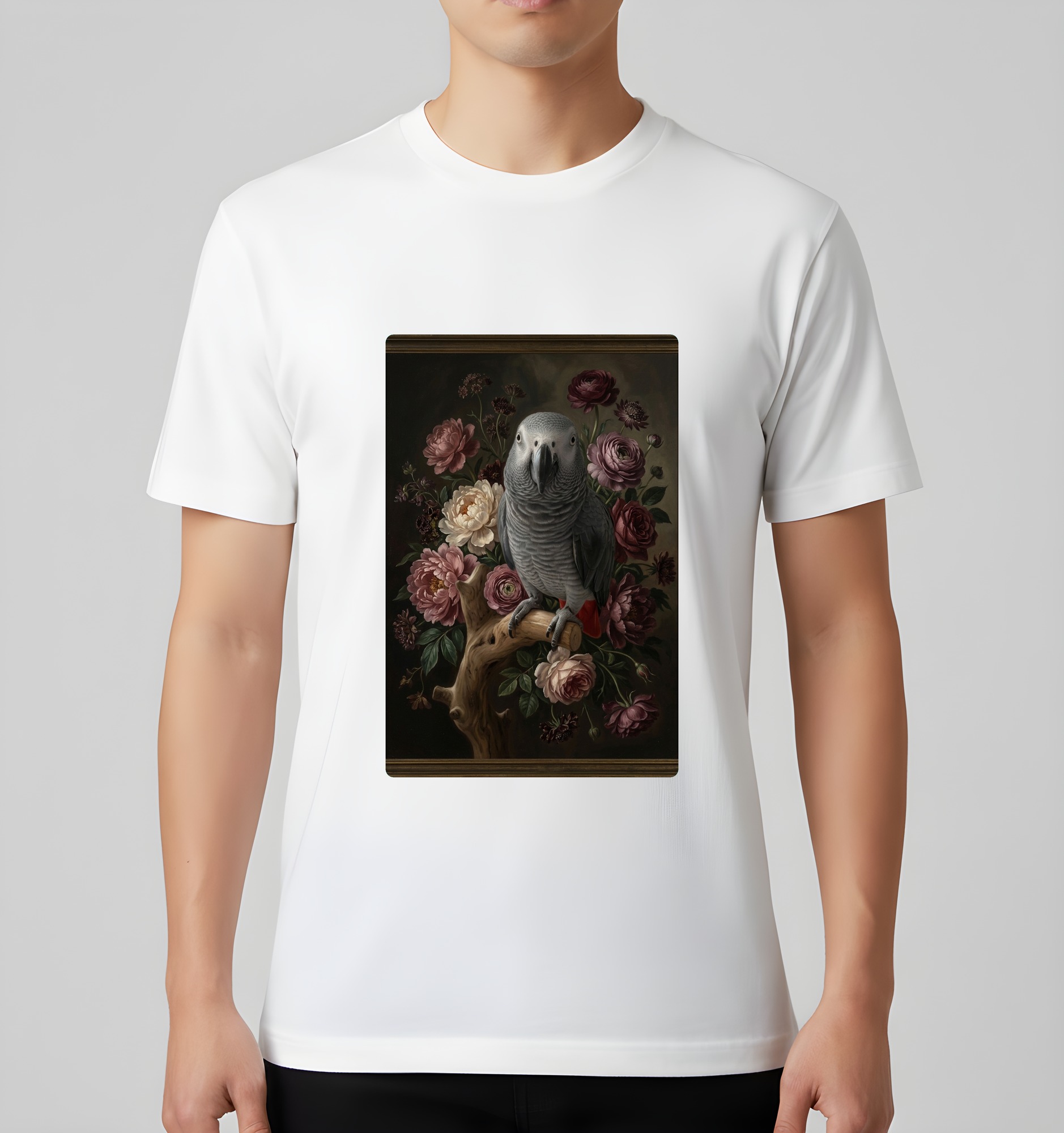 ヨウムのTシャツ 3枚目