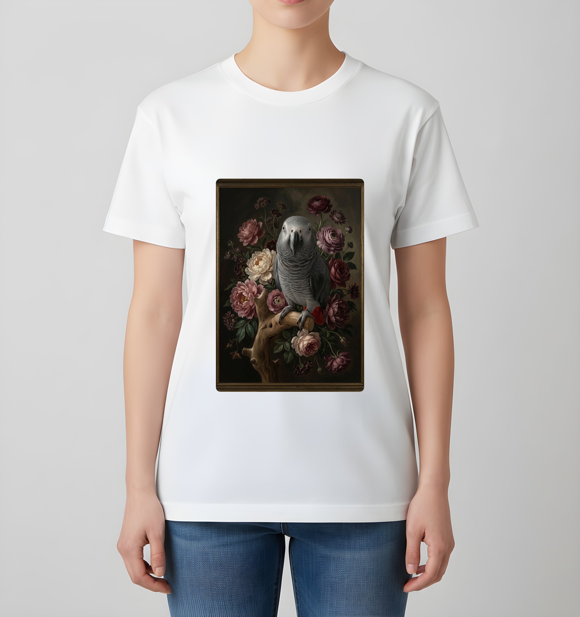 ヨウムのTシャツ 4枚目
