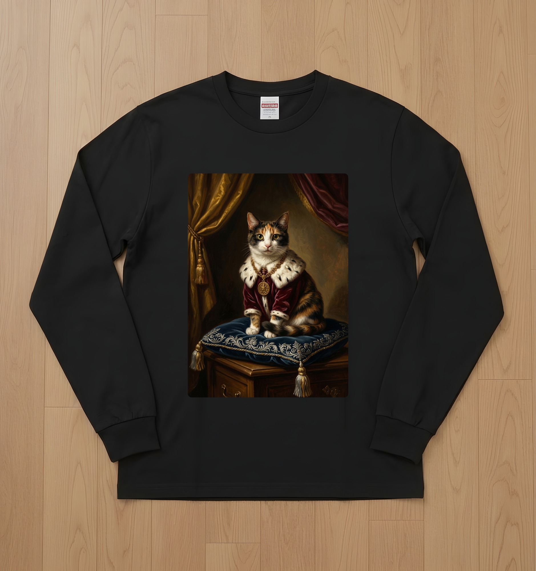 猫の長袖Tシャツ 1枚目