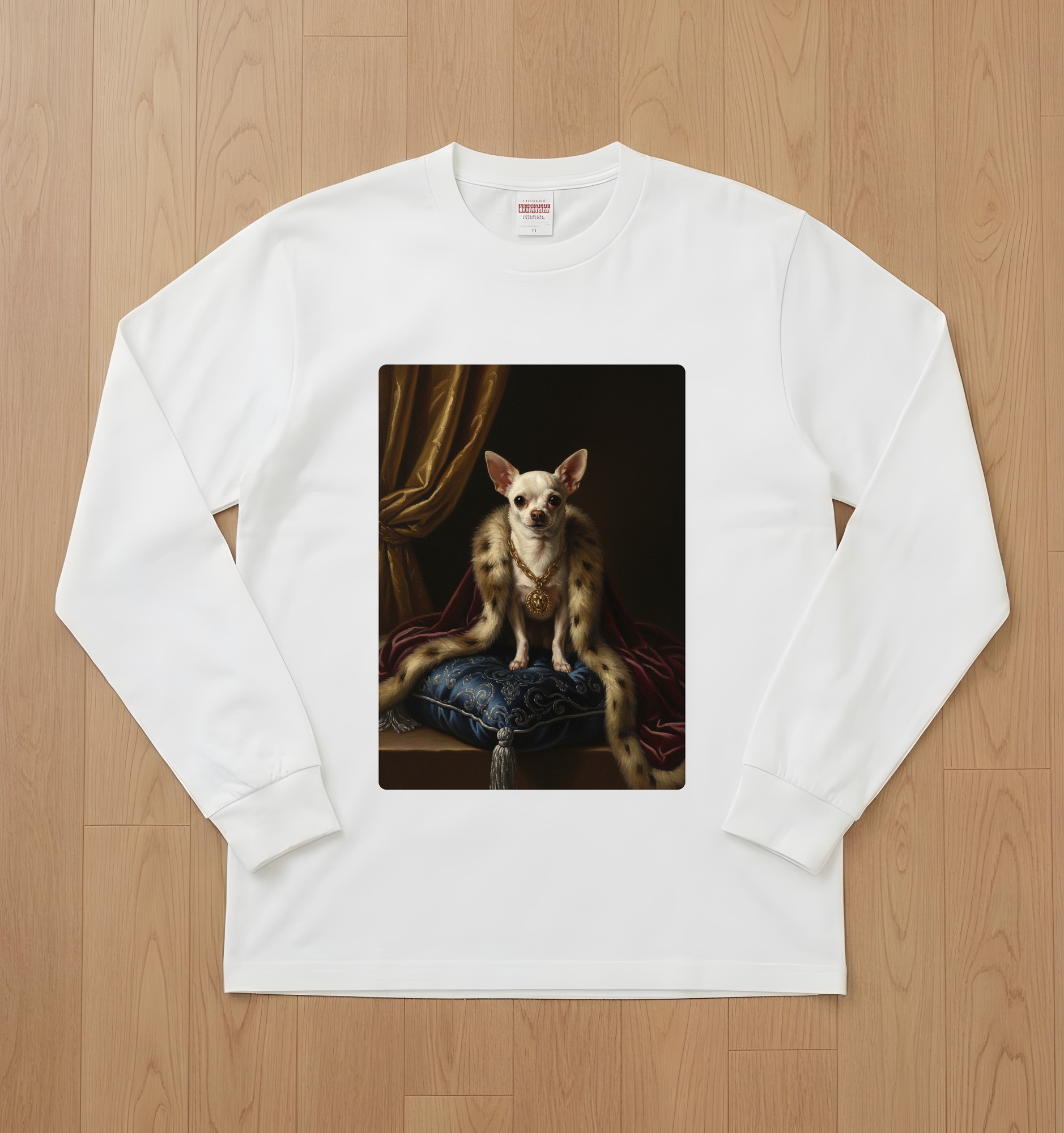 チワワの長袖Tシャツ 1枚目
