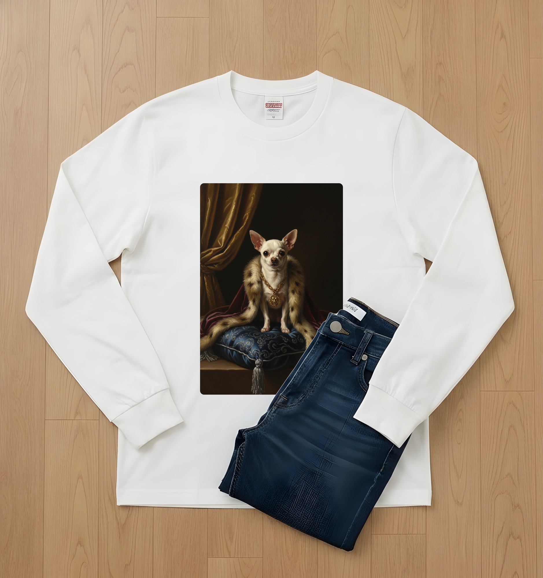 チワワの長袖Tシャツ 2枚目