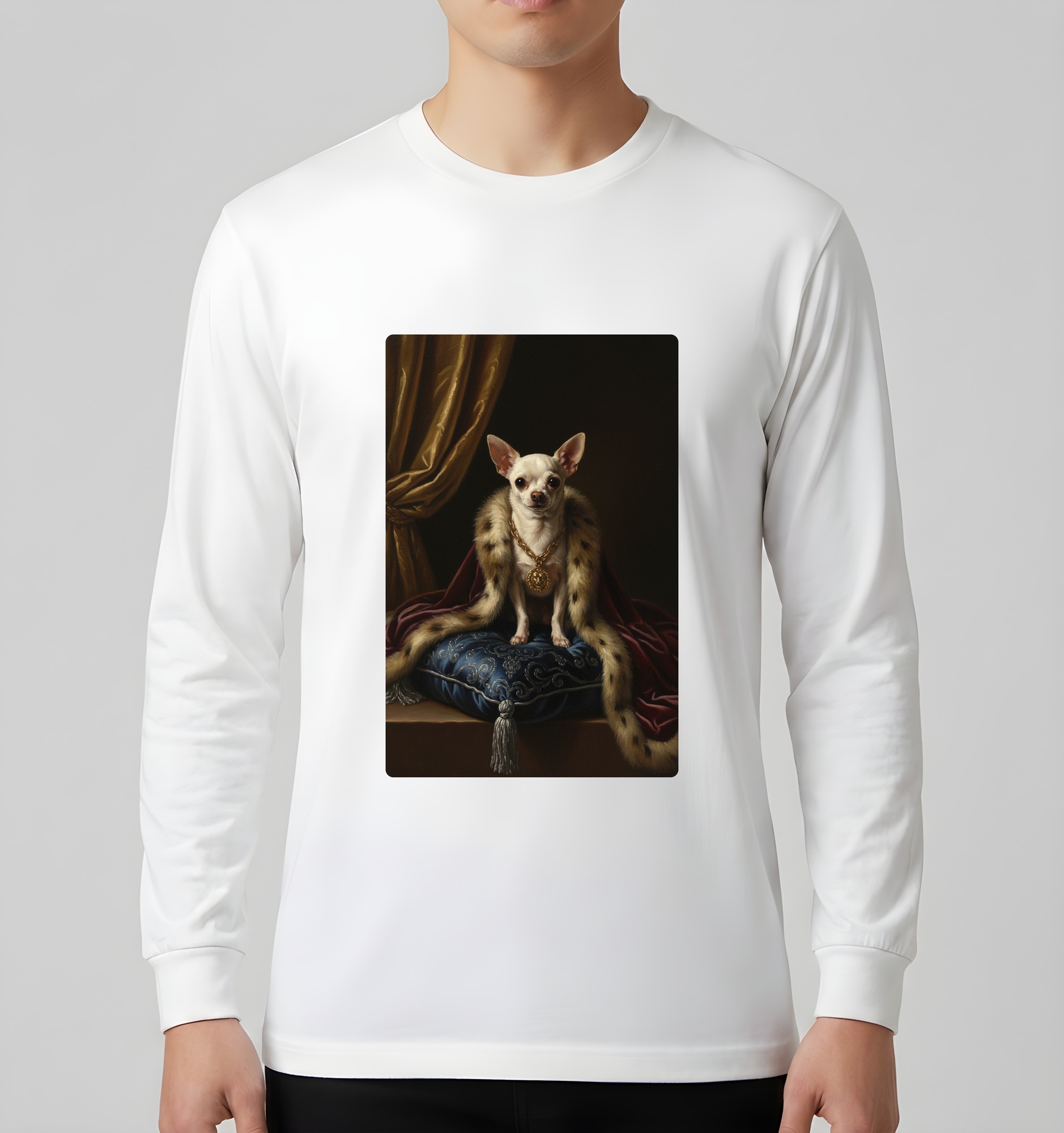 チワワの長袖Tシャツ 3枚目