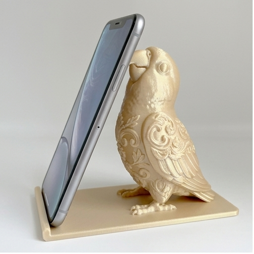 コガネメキシコインコのスマホスタンド 1枚目
