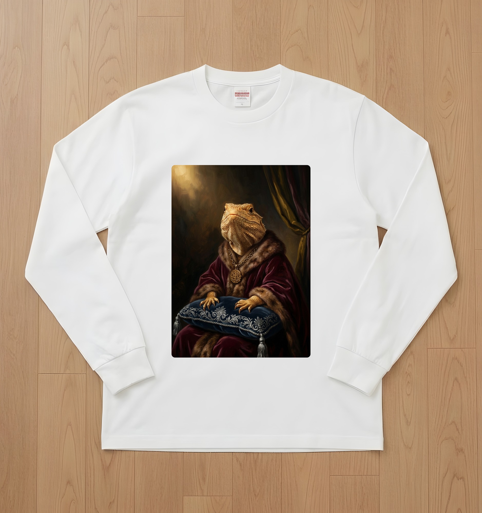 サバクイグアナの長袖Tシャツ 1枚目