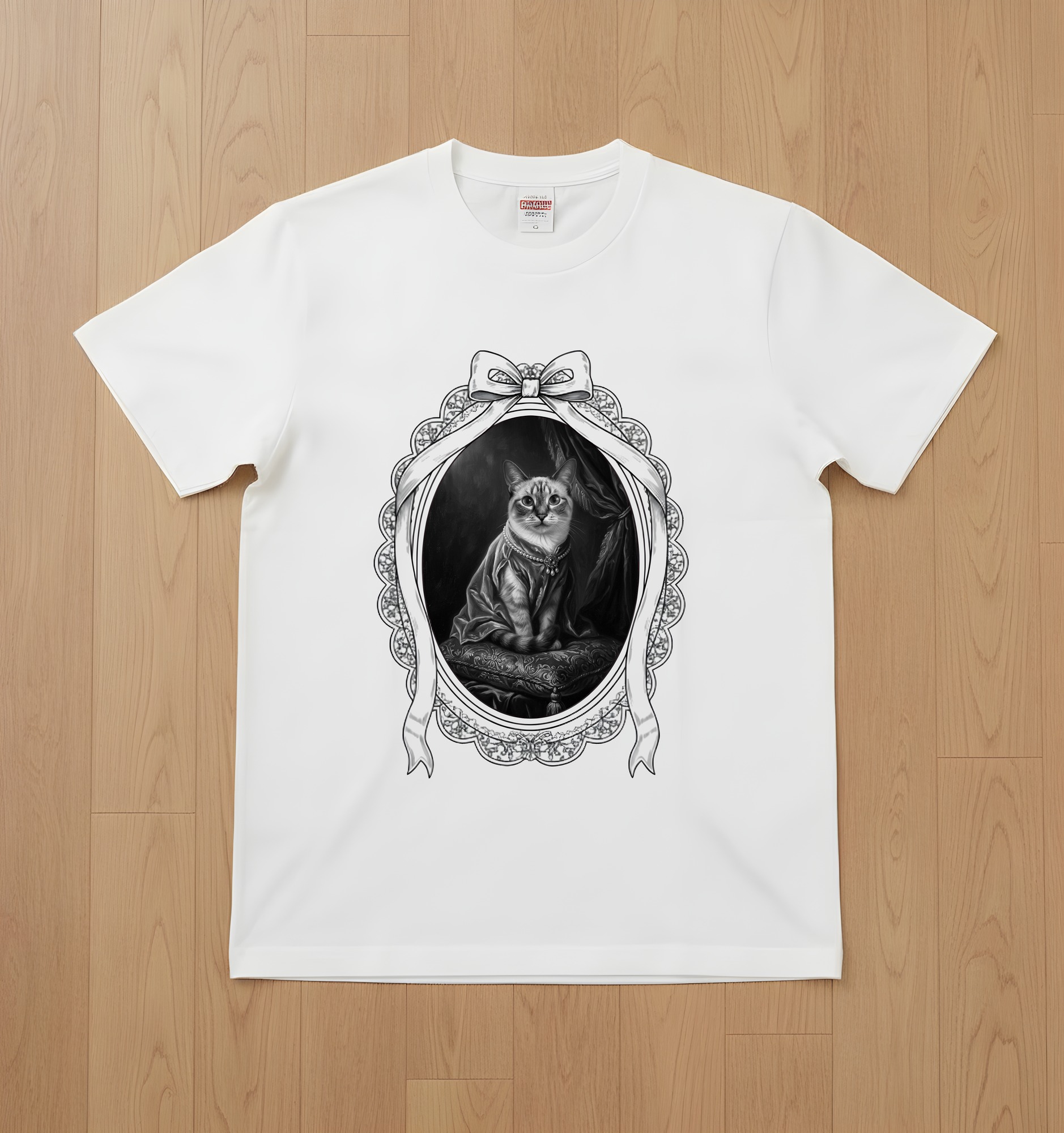 シャム猫のTシャツ 1枚目