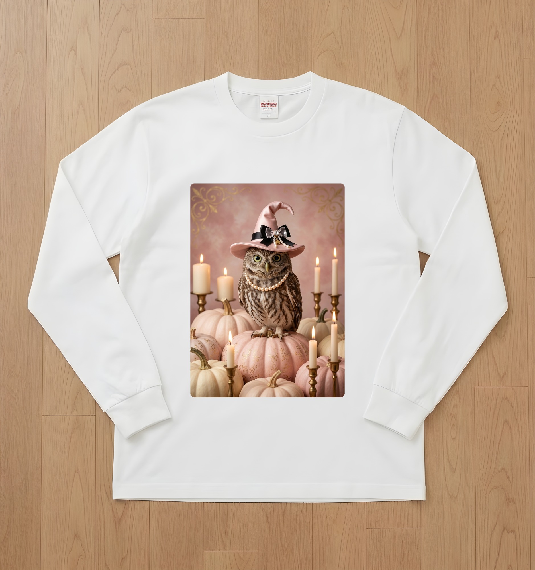 コノハズクの長袖Tシャツ 1枚目