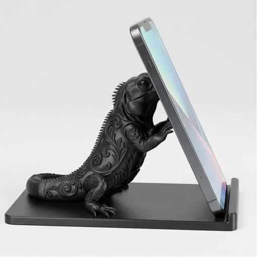 トゲオイグアナのスマホスタンド 1枚目