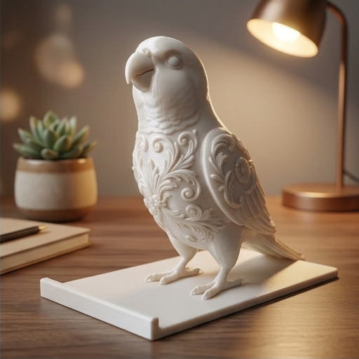 オキナインコのスマホスタンド 2枚目