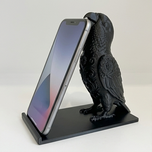 シロハラインコのスマホスタンド 1枚目