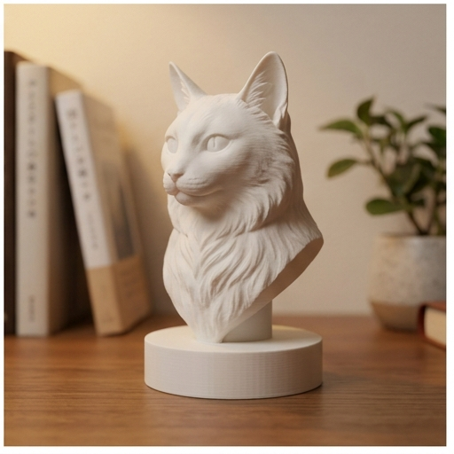 ターキッシュアンゴラのルネサンス肖像画胸像