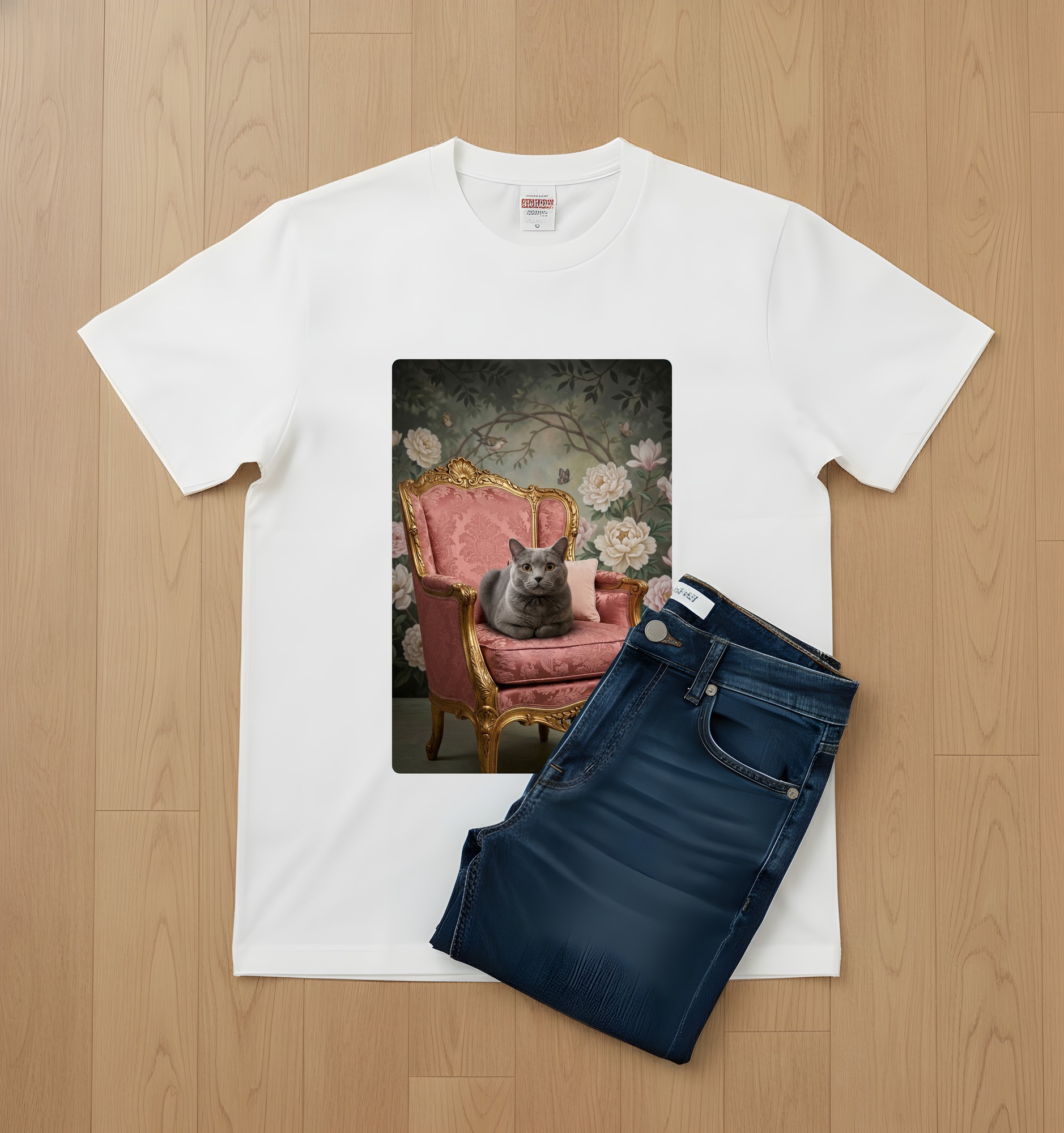ブリティッシュショートヘアのTシャツ 2枚目