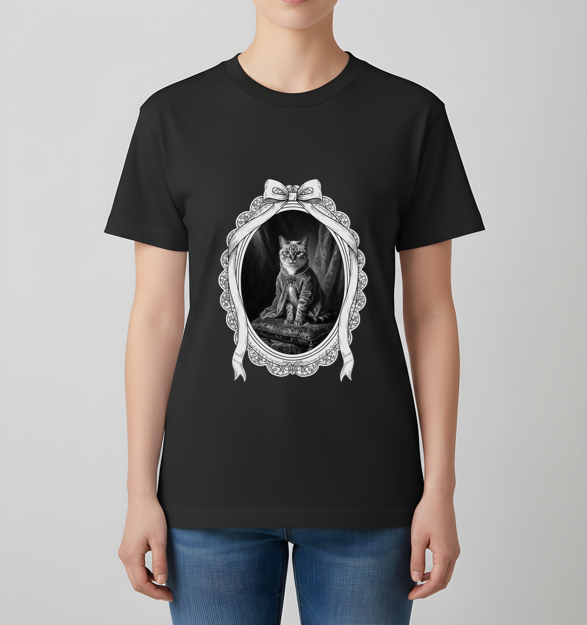 シャム猫のTシャツ 4枚目