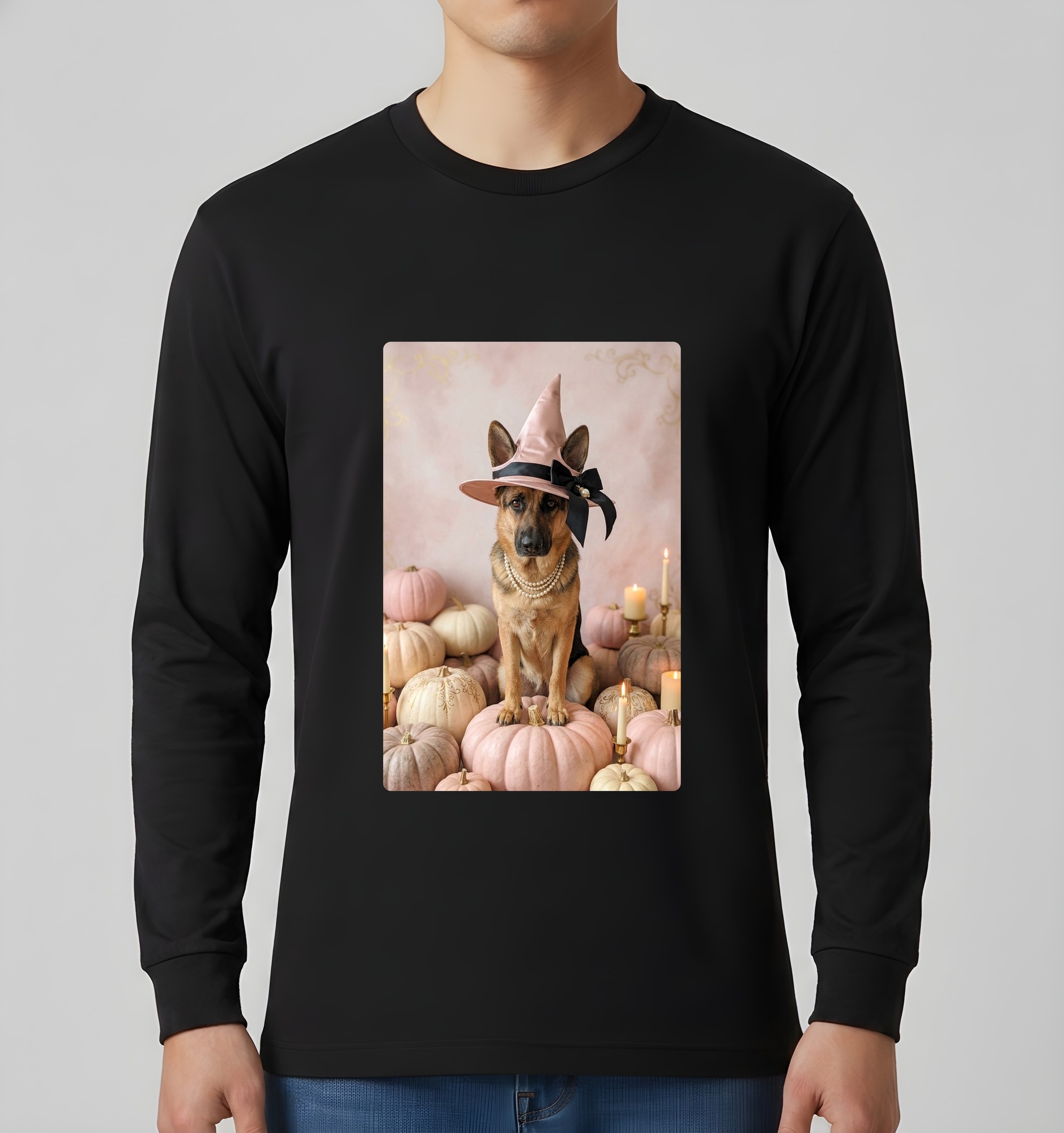 ジャーマンシェパードの長袖Tシャツ 3枚目