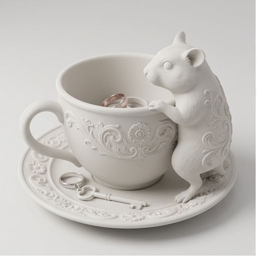 チャイニーズハムスターのアクセサリートレイ 1枚目
