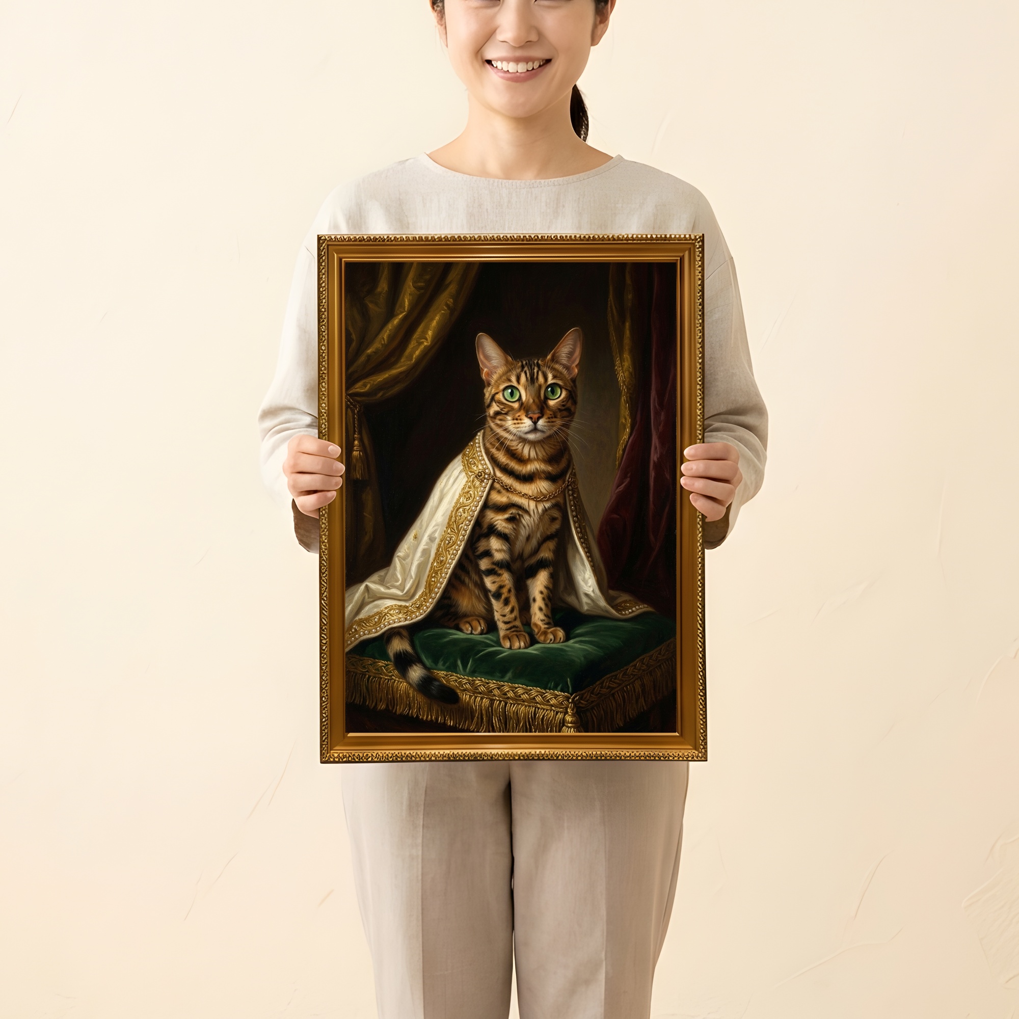 ベンガルの額装プリント 2枚目