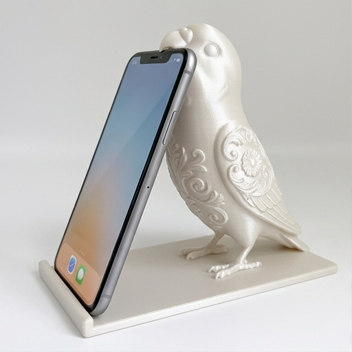 セキセイインコのスマホスタンド 1枚目