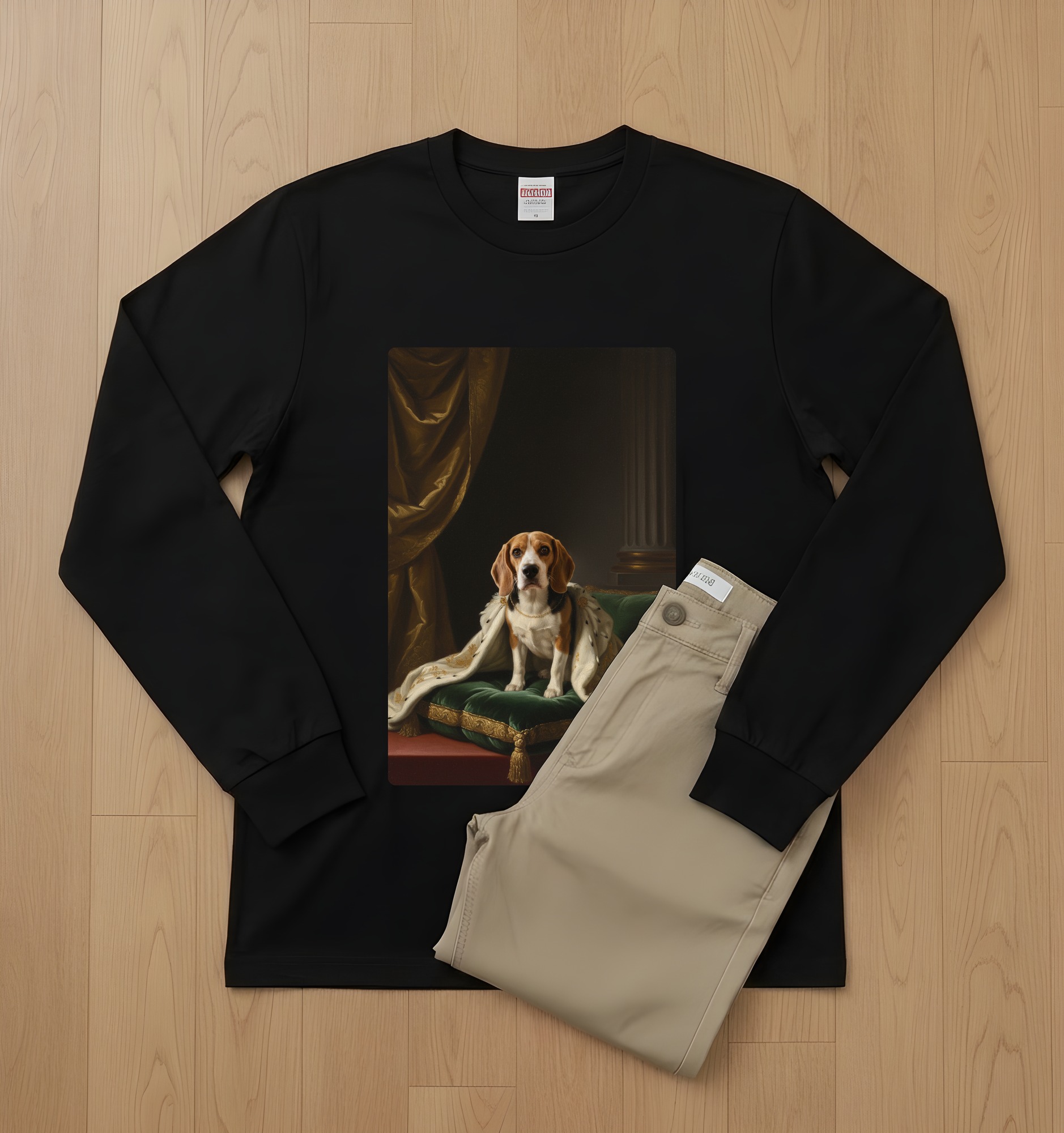 ビーグルの長袖Tシャツ 2枚目