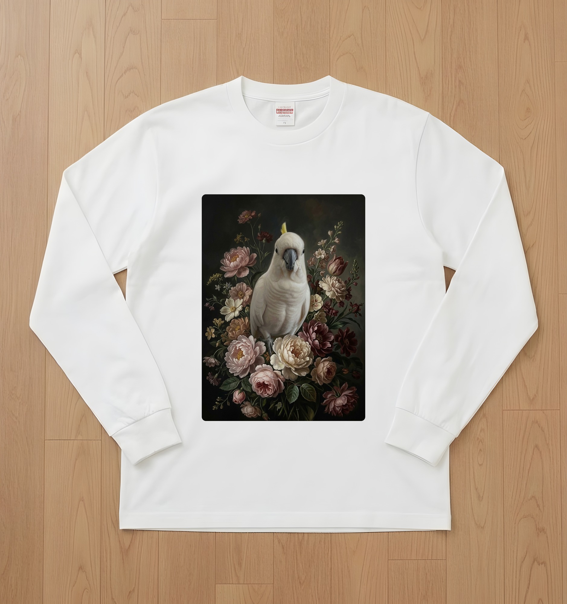 タイハクオウムの長袖Tシャツ 1枚目