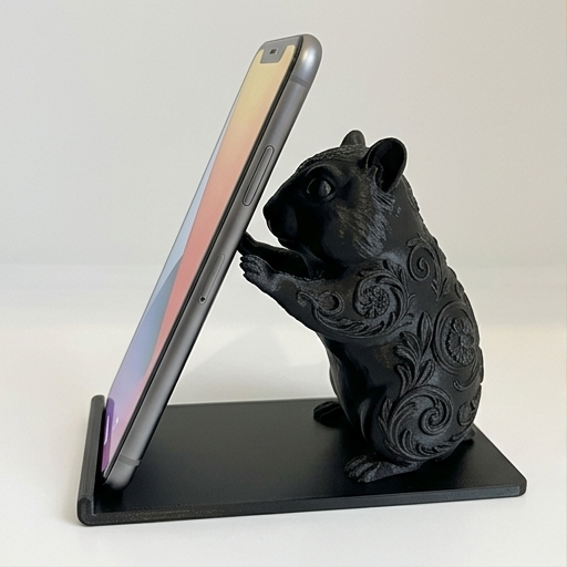 ジャンガリアンハムスターのスマホスタンド 1枚目