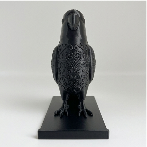 インドオオハナインコのルネサンス肖像画スマホスタンド(シルクブラック)(3枚目)