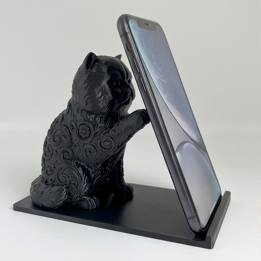 ペルシャ猫のスマホスタンド 1枚目