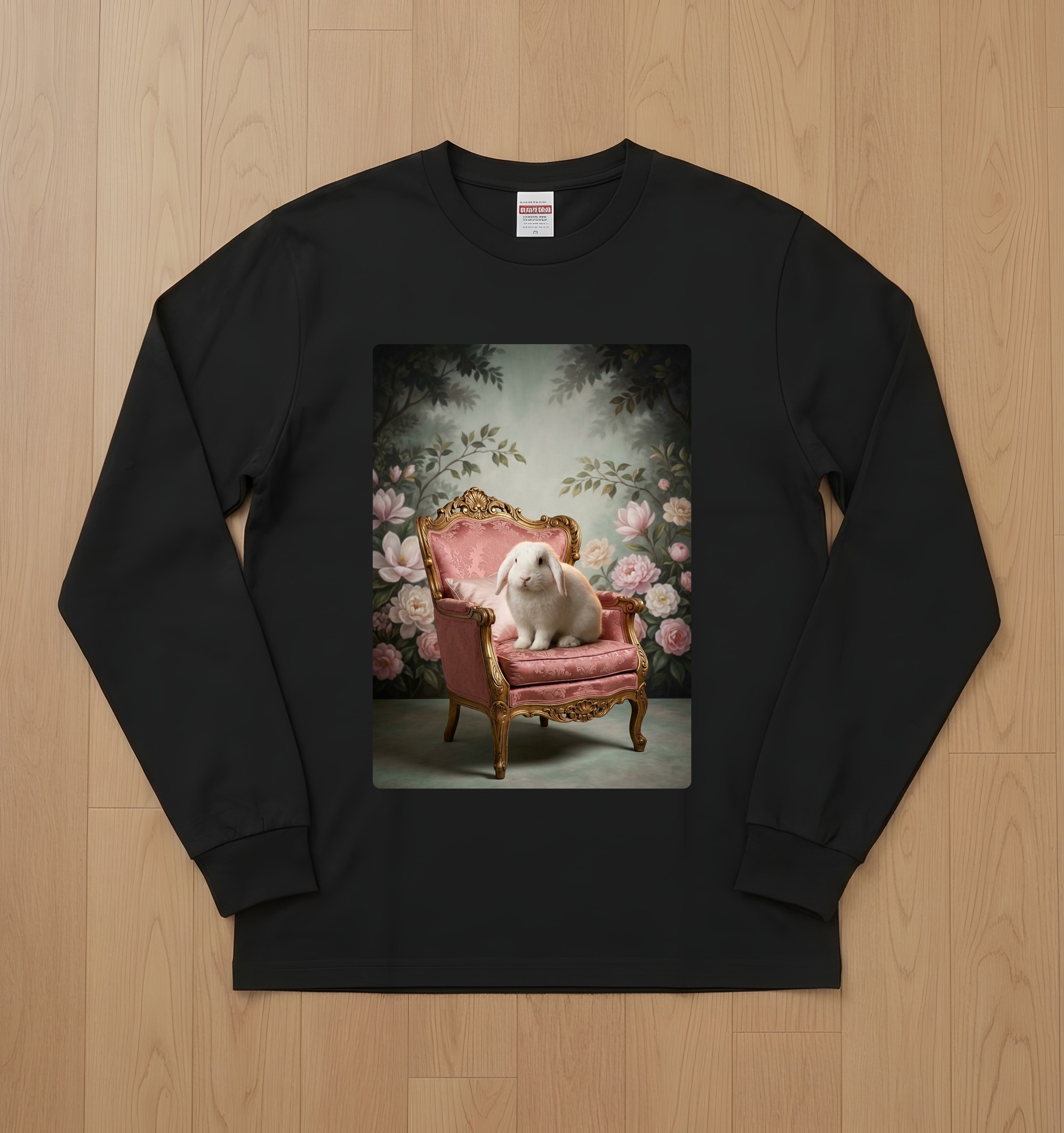 イングリッシュアンゴラの長袖Tシャツ 1枚目