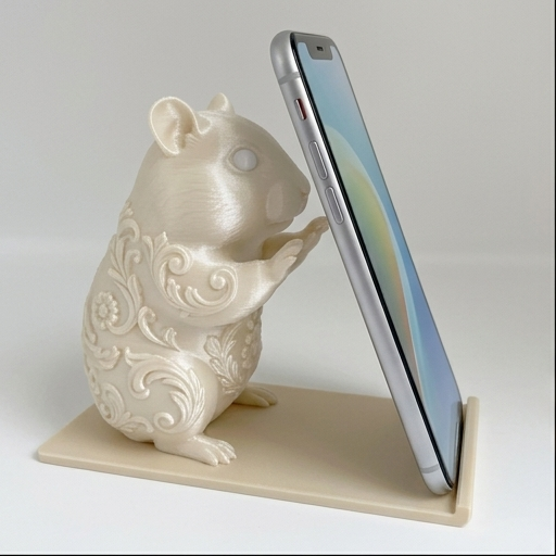 キンクマハムスターのスマホスタンド 1枚目