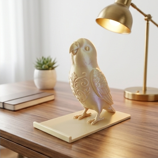 ダルマインコのスマホスタンド 2枚目