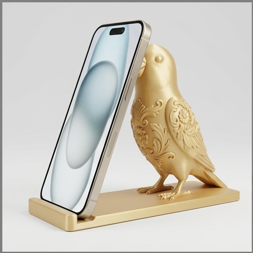 ダルマインコのスマホスタンド 1枚目