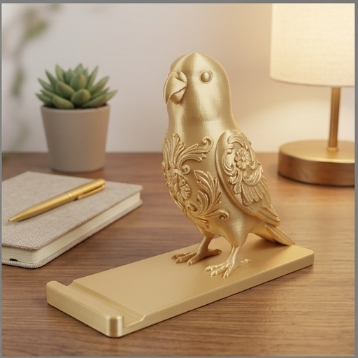 ダルマインコのスマホスタンド 2枚目