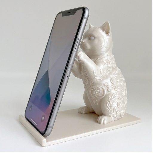 ブリティッシュショートヘアのスマホスタンド 1枚目
