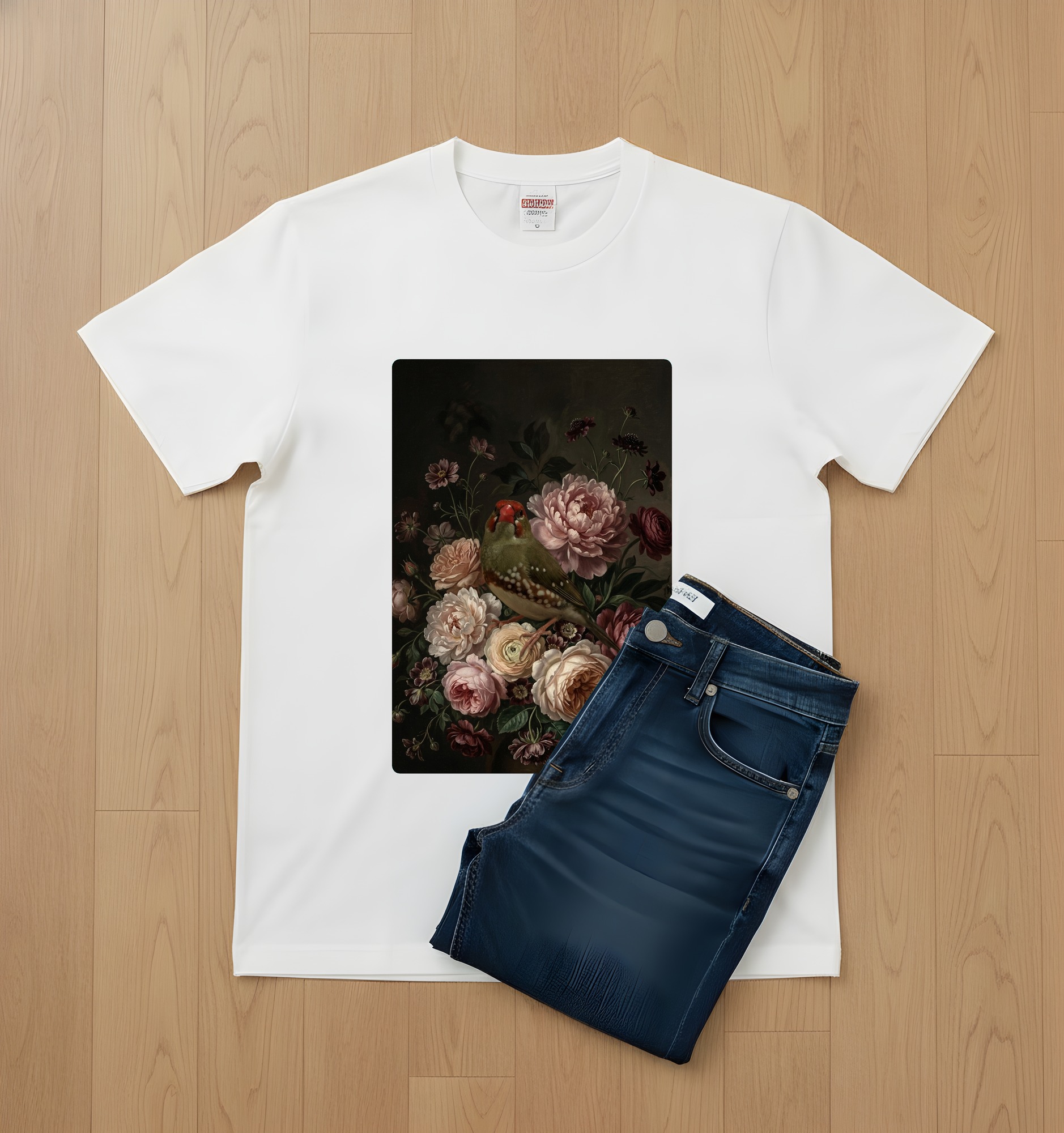 アサヒスズメのTシャツ 2枚目
