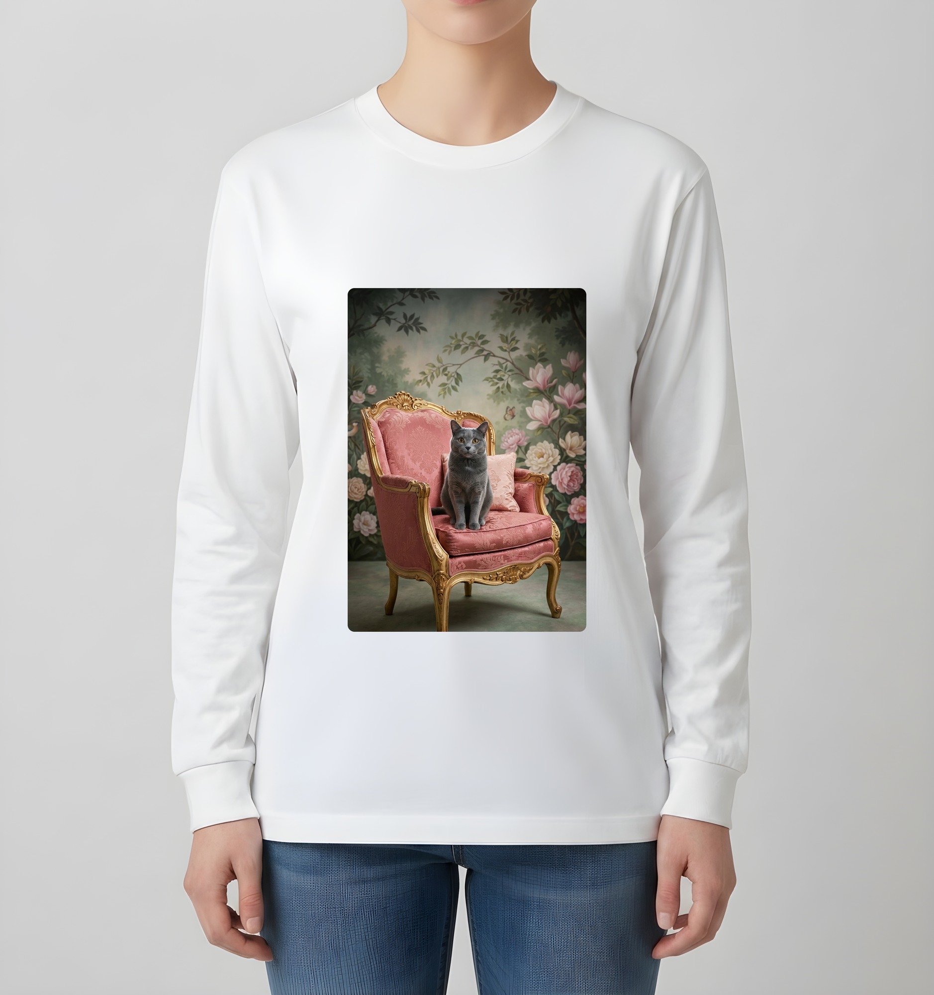 シャルトリューの長袖Tシャツ 4枚目