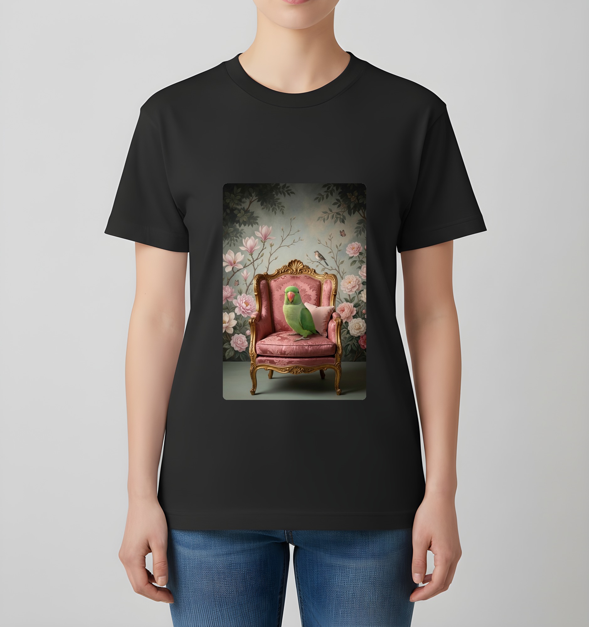 ワカケホンセイインコのTシャツ 4枚目