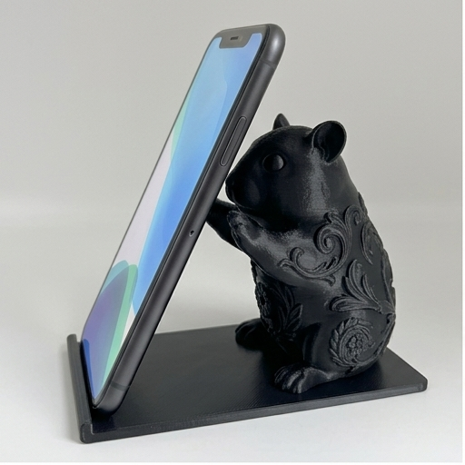 パンダハムスターのスマホスタンド 1枚目