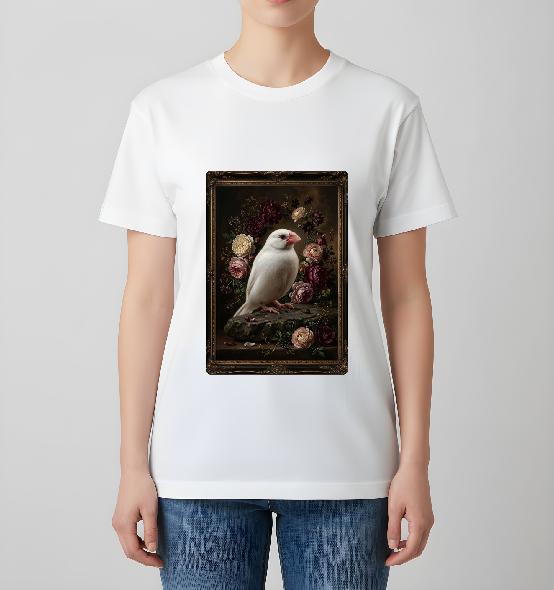 文鳥・ブンチョウのTシャツ 4枚目