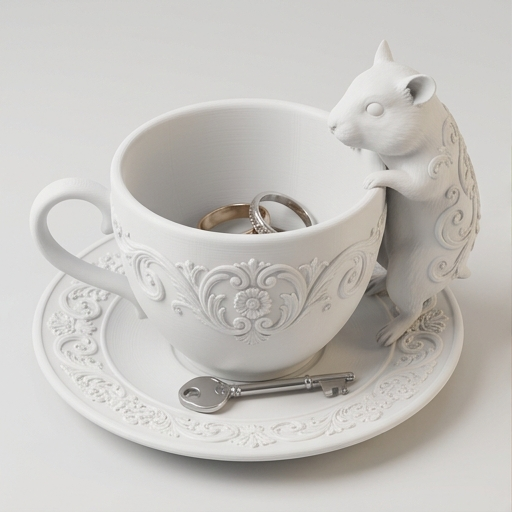 プディングハムスターのアクセサリートレイ 1枚目