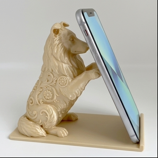 シェットランドシープドッグのスマホスタンド 1枚目