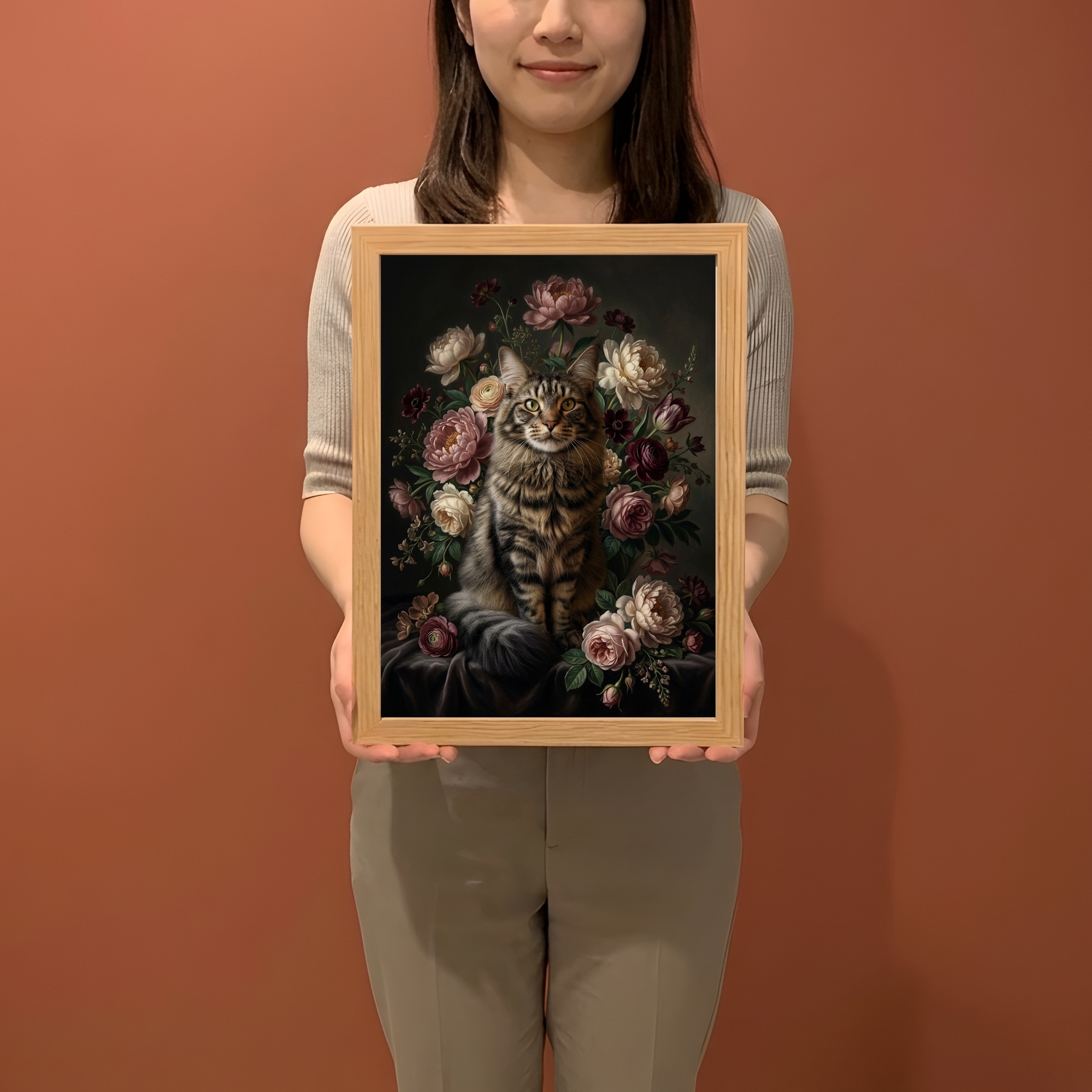 メインクーンの額装プリント 2枚目