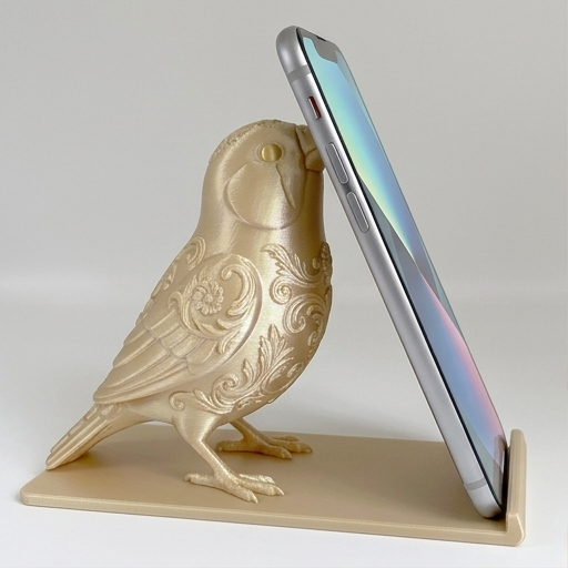 キンカチョウのスマホスタンド 1枚目