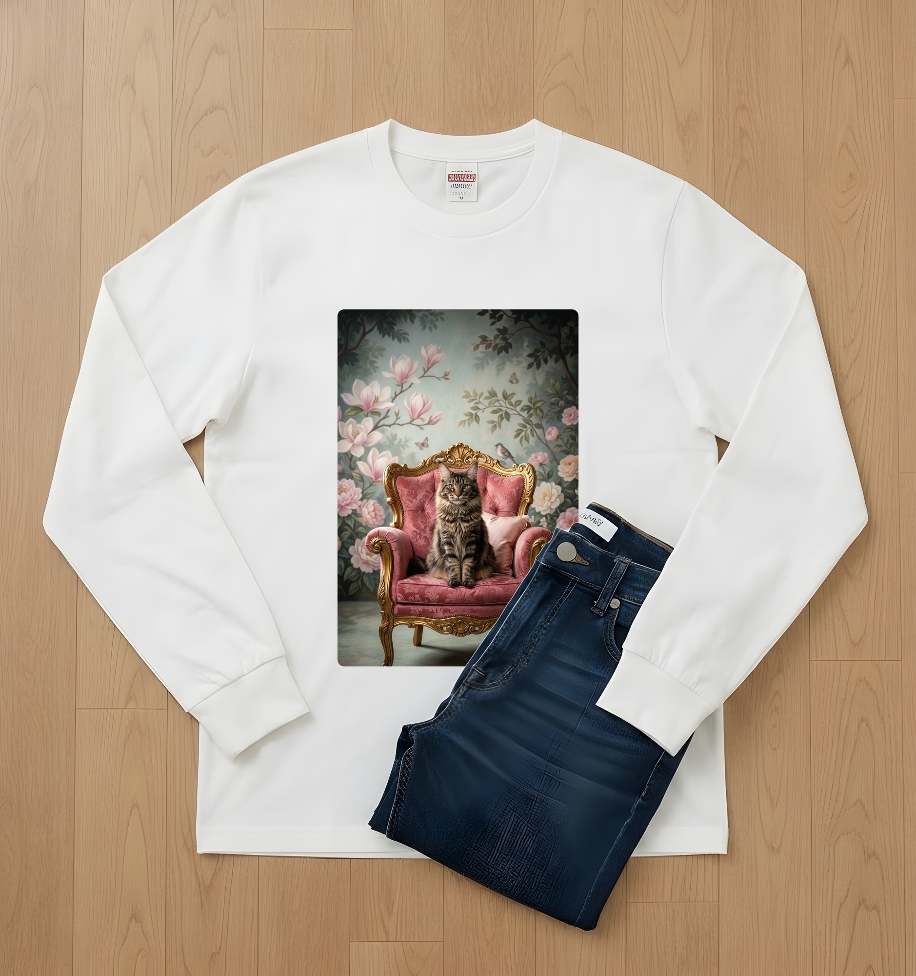 メインクーンの長袖Tシャツ 2枚目
