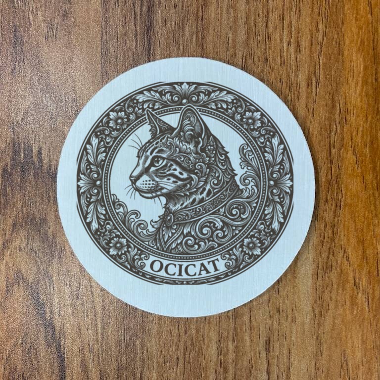オシキャットのルネサンス肖像画コースターセット（3枚目）