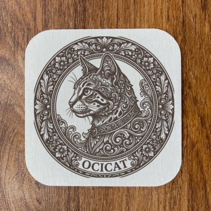 オシキャットのルネサンス肖像画コースターセット（4枚目）