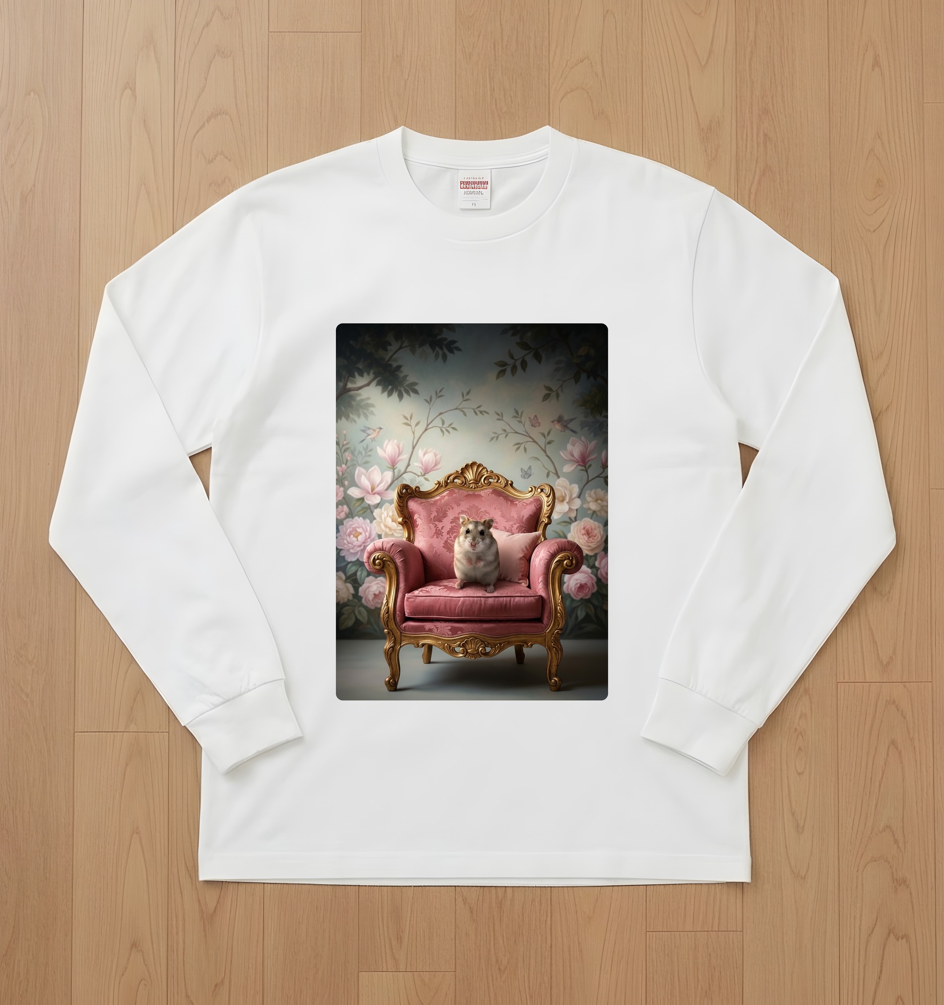 ジャンガリアンハムスターの長袖Tシャツ 1枚目